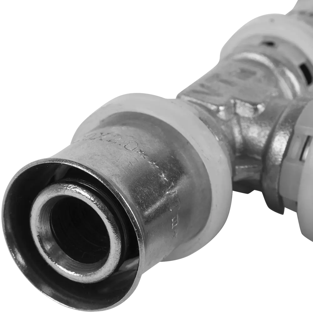 Тройник переходной Valtec 20x20x16 мм никелированная латунь VTM.231.N.202016 STLM-2081378 - Вид №1