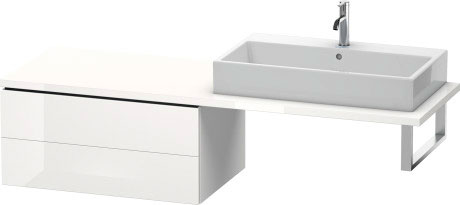 LC583905252 Шкафчик для консоли L-Cube #LC5839 820 x 547 мм Европейский дуб, декор Duravit - Вид №2