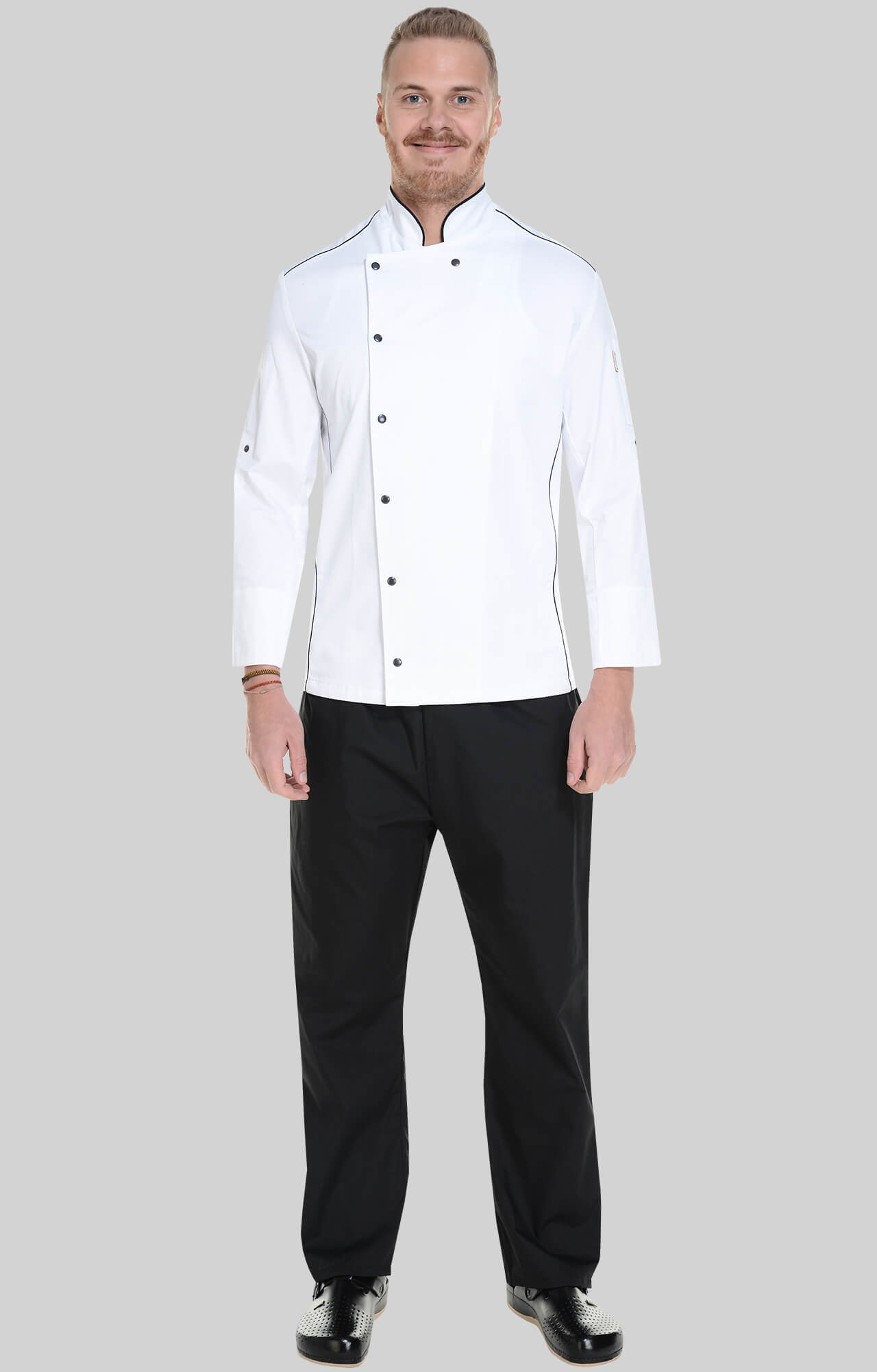 62613 Китель поварской white RICON  Одежда для поваров  размер 46 (S)  - Вид №5