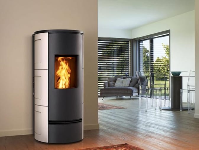 Стальная пеллетная печь класса A+ Piazzetta ARCH-00127608