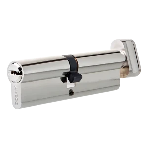 Цилиндр Apecs SM-100-C-NI, 50x50 мм, ключ/вертушка, цвет никель 82379234 STLM-2026490