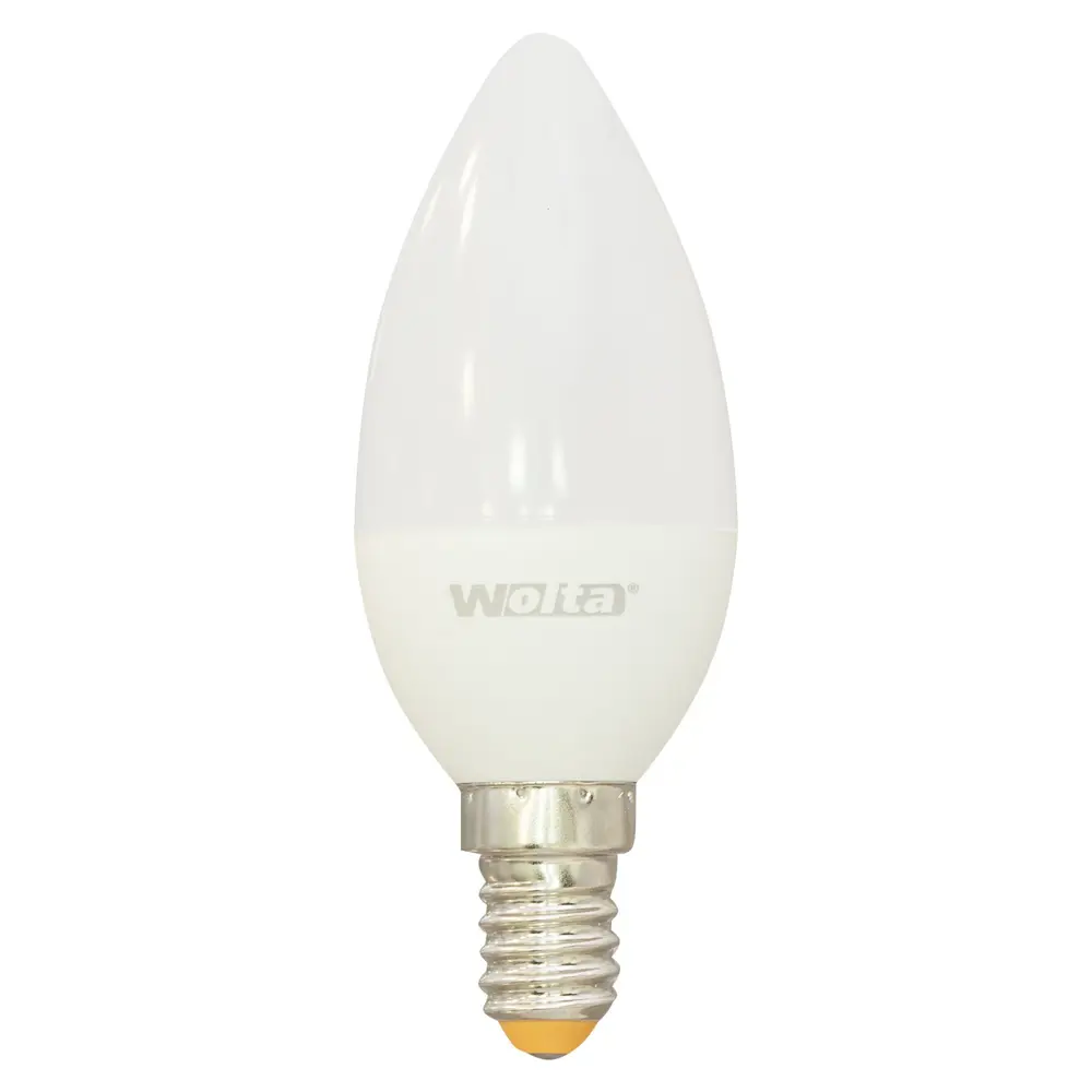 Лампа светодиодная Wolta свеча 5.5Вт Е14 тёплый STLM-2055275