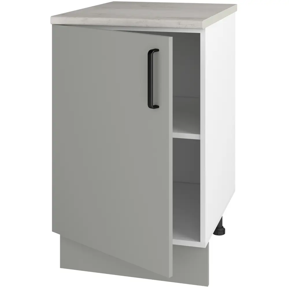 Кухонный шкаф напольный Нарбус 50x85.2x60 см ЛДСП цвет серый Santreyd STLM-2084065 - Вид №2