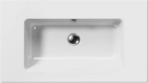 8838111 Подвесная раковина настенная овальная GSI ceramica Pura белая