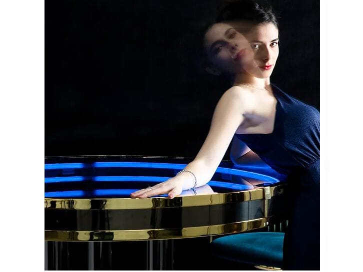 Зеркальный стеклянный стол Galbiati Exclusive Interiors ARCH-00120473 - Вид №1