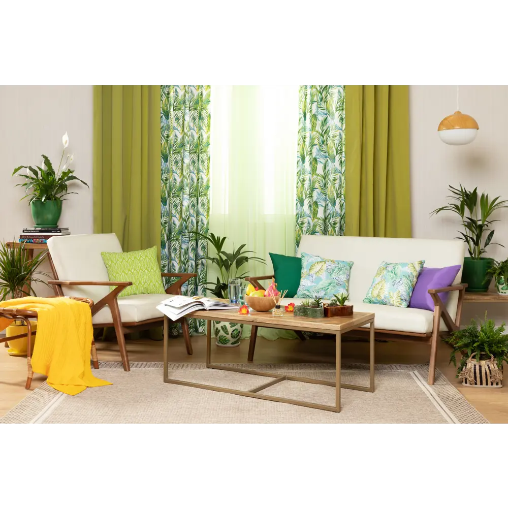 Подушка декоративная «Природа» 40х40 см цвет зелёный SEASONS STLM-2111871 - Вид №7