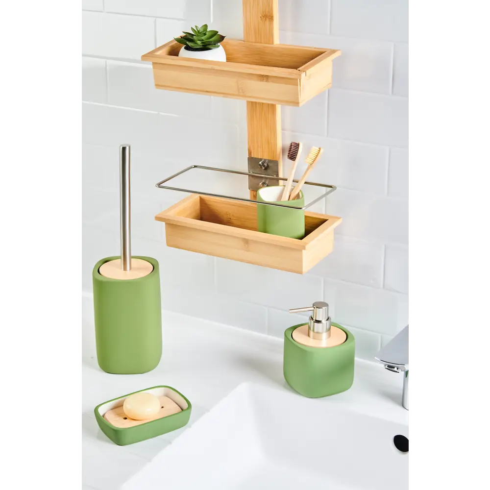 Ершик для унитаза Vidage Green Meadow цвет зеленый STLM-2011078 - Вид №5