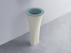 AMLA45-PL+AMPILT-FN+AMCOLT-TL Раковина Amedeo Tondo отдельностоящая cielo Enjoy + Amedeo