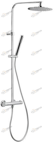 newform Термостатическая душевая стойка с ручным душем с верхним душем Colonne doccia 61159