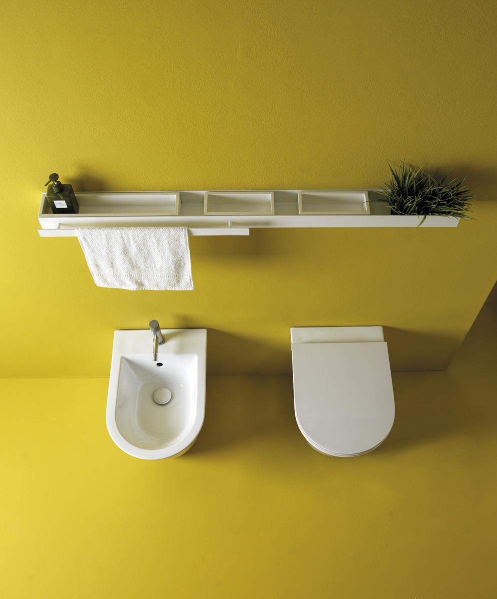 FLBI0119 Напольное биде приставное GSG CERAMIC Flut - Вид №3