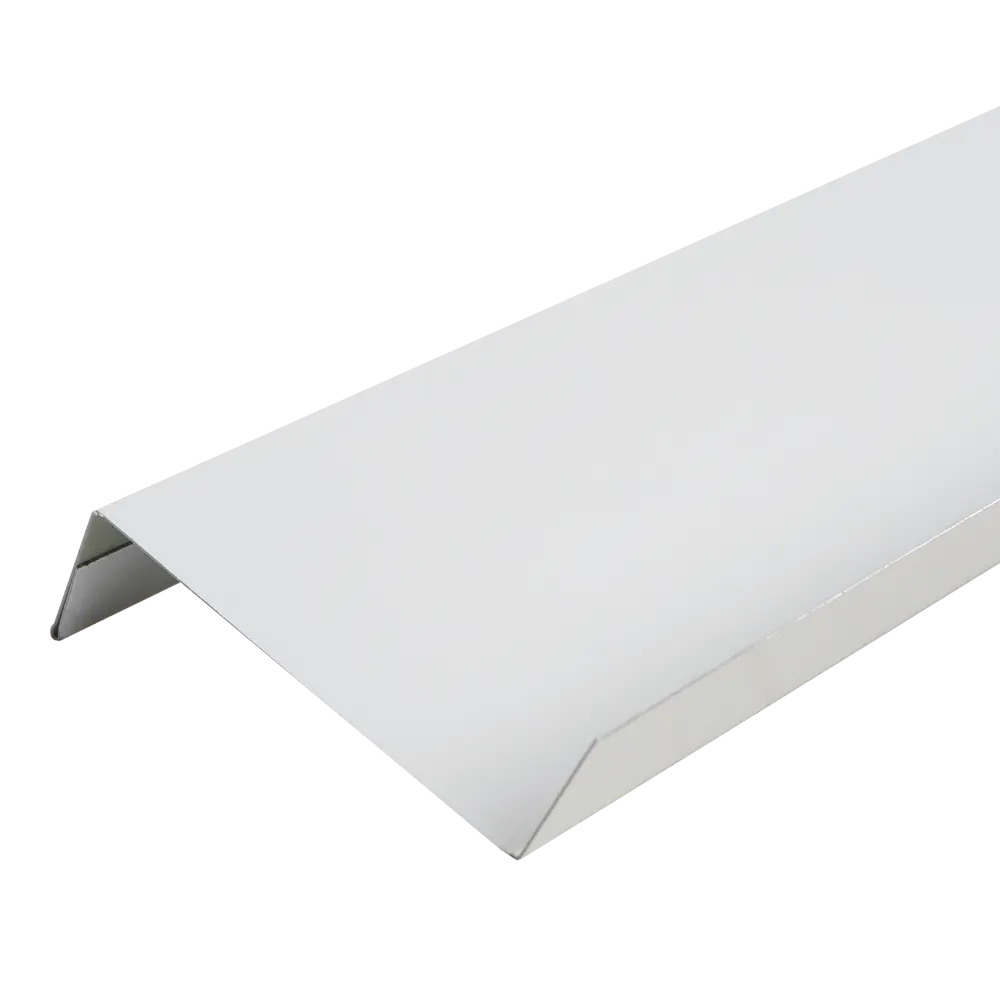 ИНТЕРПРОФИЛЬ Наружный оконный отлив 55 мм белый 17880745 STLM-0008921