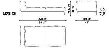 B&B Italia Секционный угловой диван в коже Michel sun-id-1423075 - Вид №28