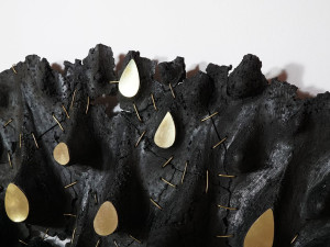 Настенное круглое зеркало с рамкой