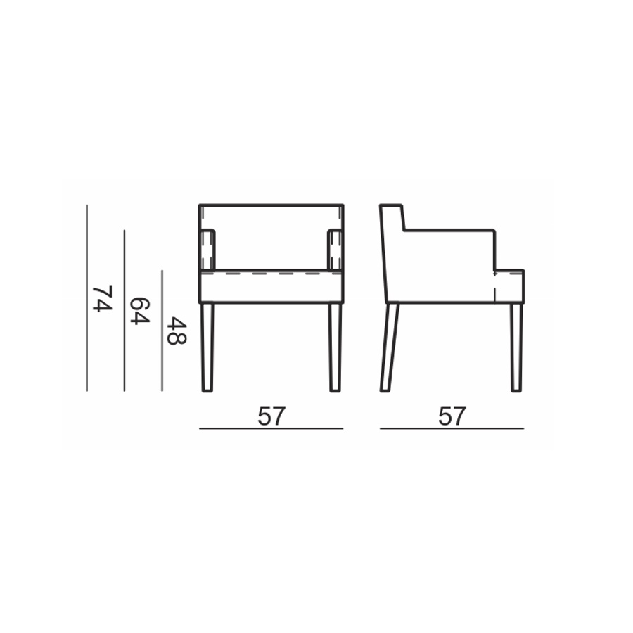 Кресло Linn, черное Sits S1341 - Вид №7