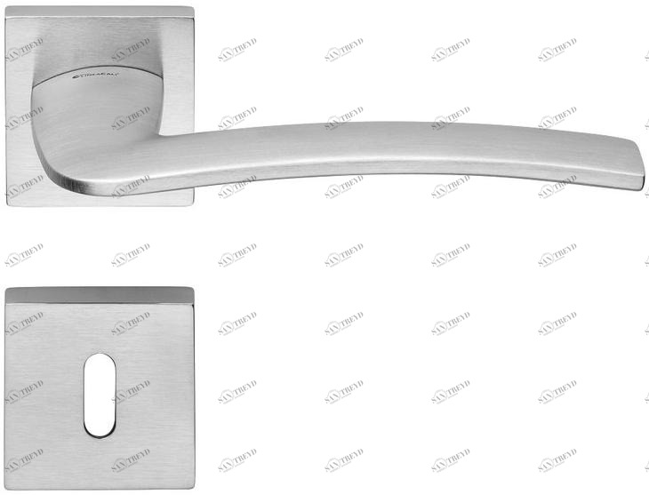 LINEA CALI' Ручка из хромированной латуни на розетке с замком Ala sun-id-1349349