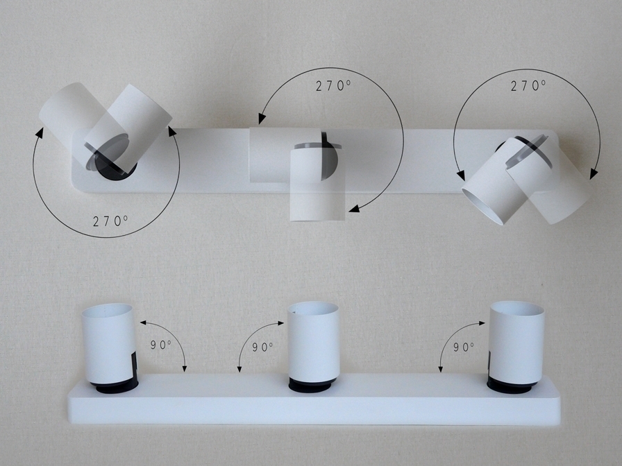 088262 Планка 3 софита белый Schuller Turn