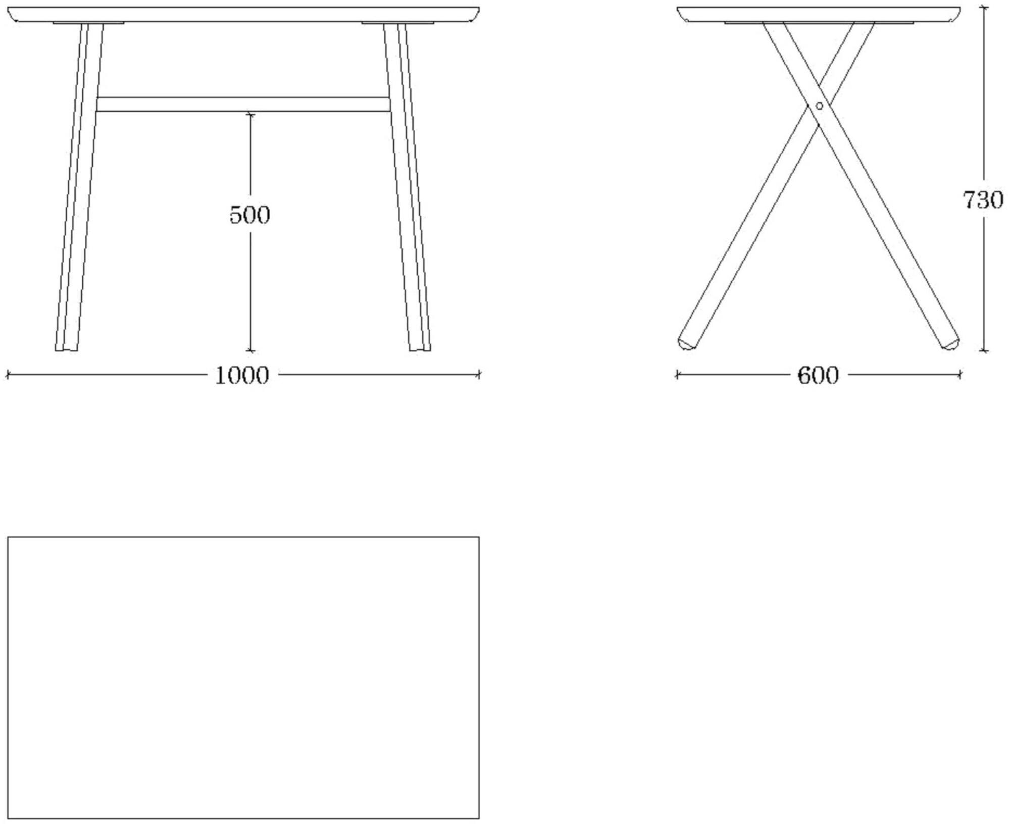 ONDARRETA Прямоугольный стол из стали и дерева Bai sun-id-1468542 - Вид №2