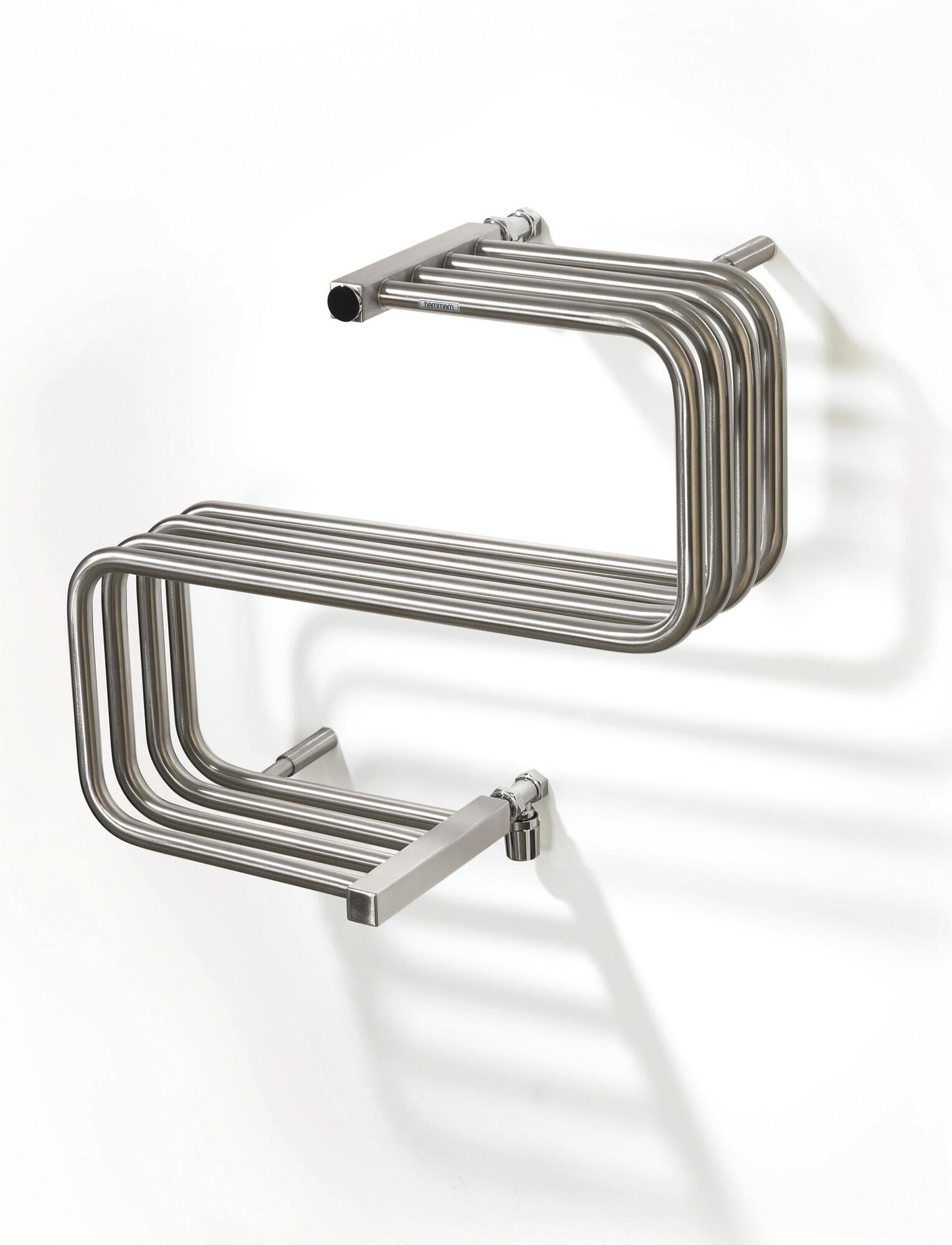 Полотенцесушитель Hammam UNO Stainless steel  комбинированный; электрический или водяной Сталь  - Вид №23