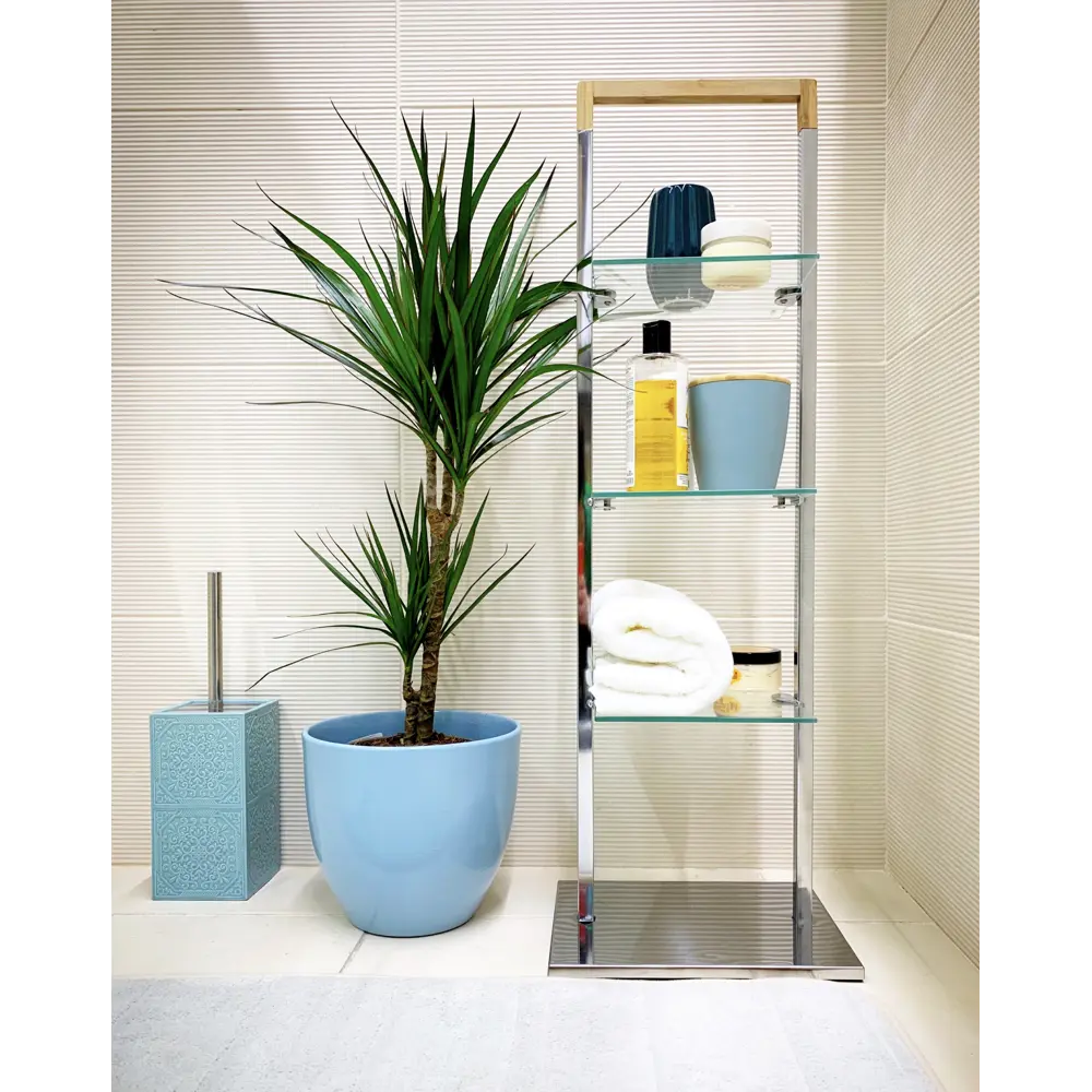 Стеллаж для ванной комнаты трехъярусный Malta SWENSA STLM-2047534 - Вид №3