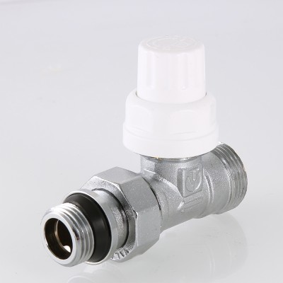 VT.032.NER.04 Клапан термостатический прямой с самоуплотняющимся полусгоном и переходом на «евроконус» Valtec 1/2 x 3/4" («евроконус»)  - Вид №3