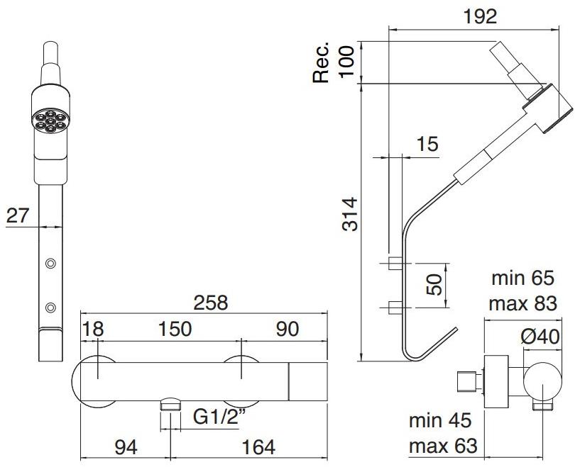 Rubinetterie Treemme Nanotech  5406  - Вид №2