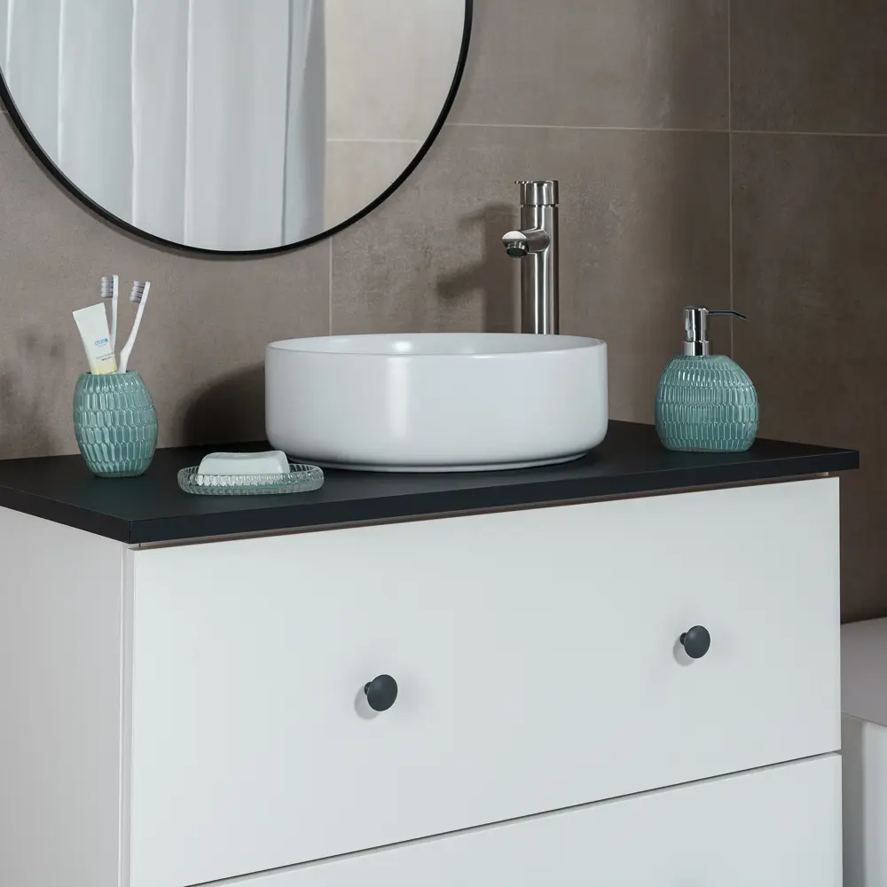 Дозатор для жидкого мыла Verran Aurora полирезин цвет зеленый STLM-2211942 - Вид №7