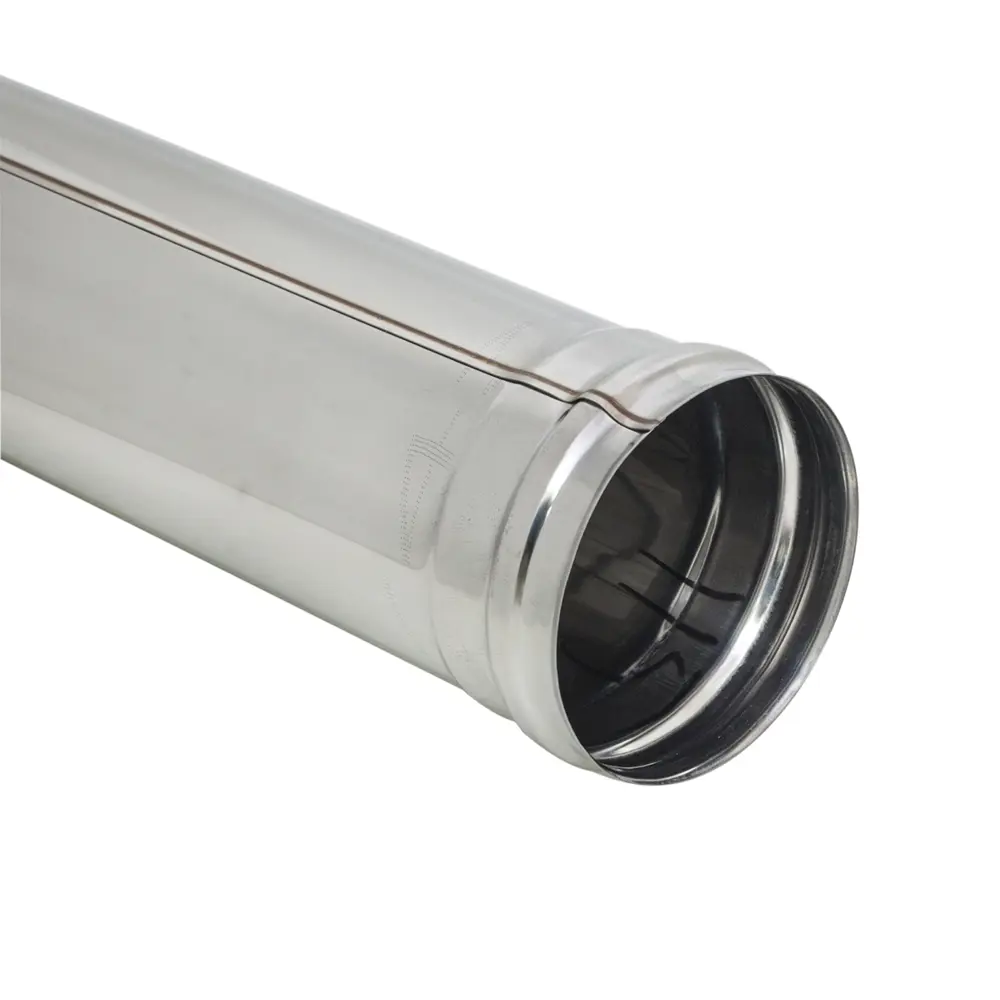 Труба для дымохода Коракс D135 0.25 м нержавеющая сталь 0.5 мм STLM-2162485 - Вид №1