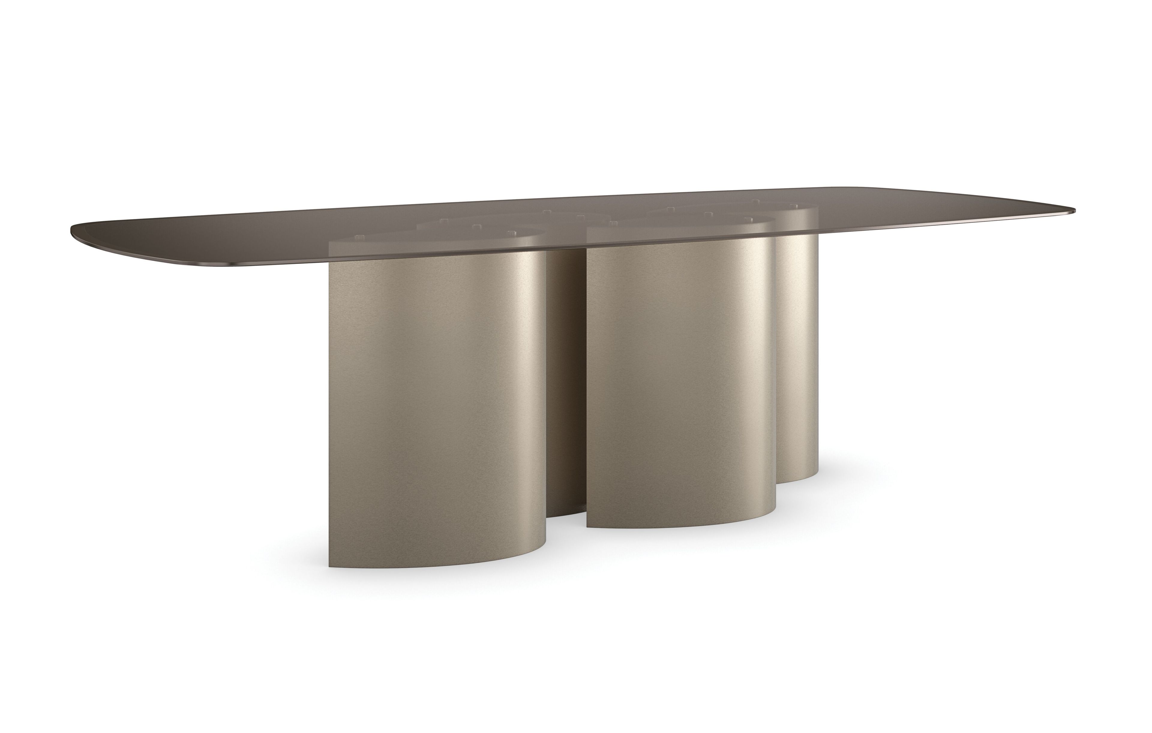 Прямоугольный стеклянный обеденный стол Caracole APHELION ARCH-00015965