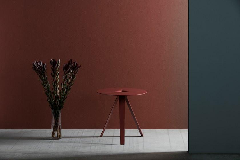 Kendo Mobiliario Круглый журнальный столик из лакированного металла sun-id-1353468 - Вид №1