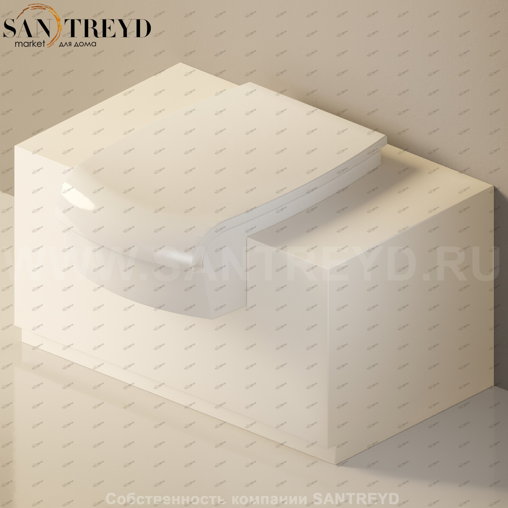 Flaminia UNA Консоль для унитаза или биде от 75 до 135 см бежевая UNA75WB.9003 Ceramica Flaminia UNA75WB9003