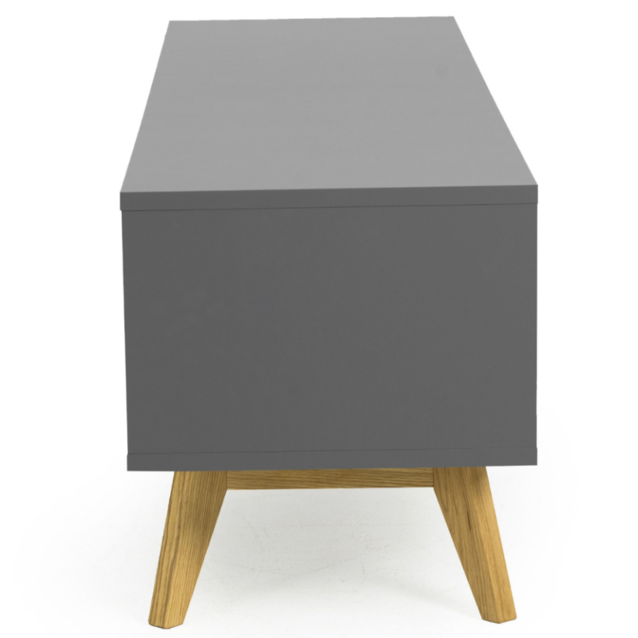 Тумба под ТВ Tenzo Bess, 50х170х43 см, дуб, серая 2162014 - Вид №4