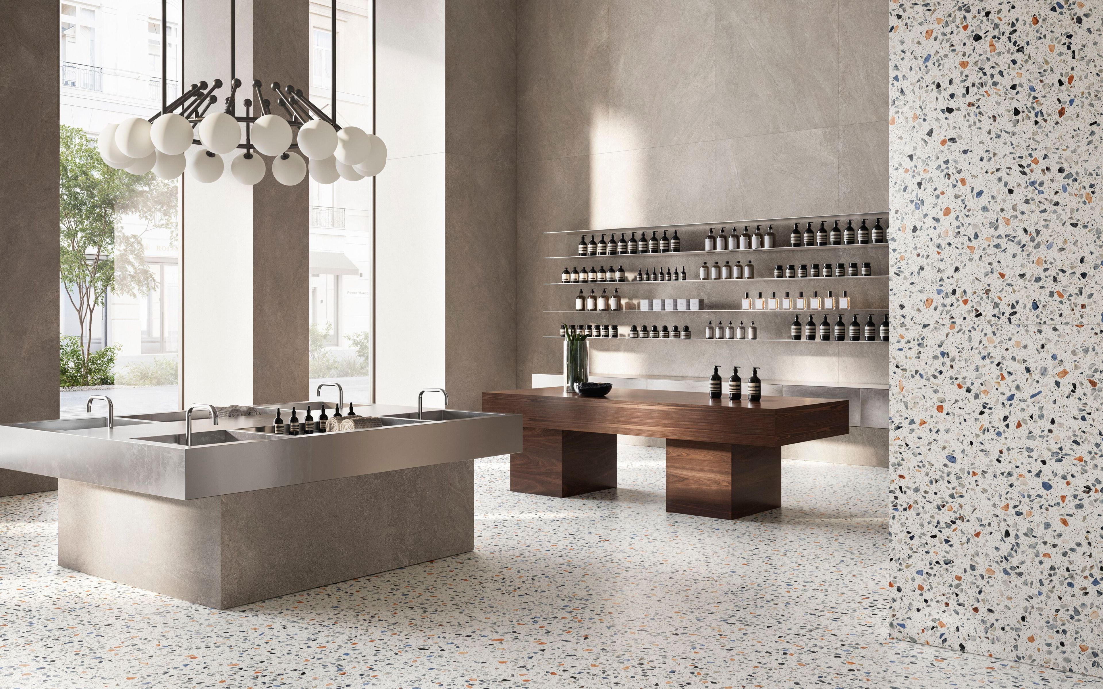 Porcelain stoneware wall/floor tiles terrazzo effect CERAMICA SANT'AGOSTINO Glow ARCH-00141781 - Вид №1