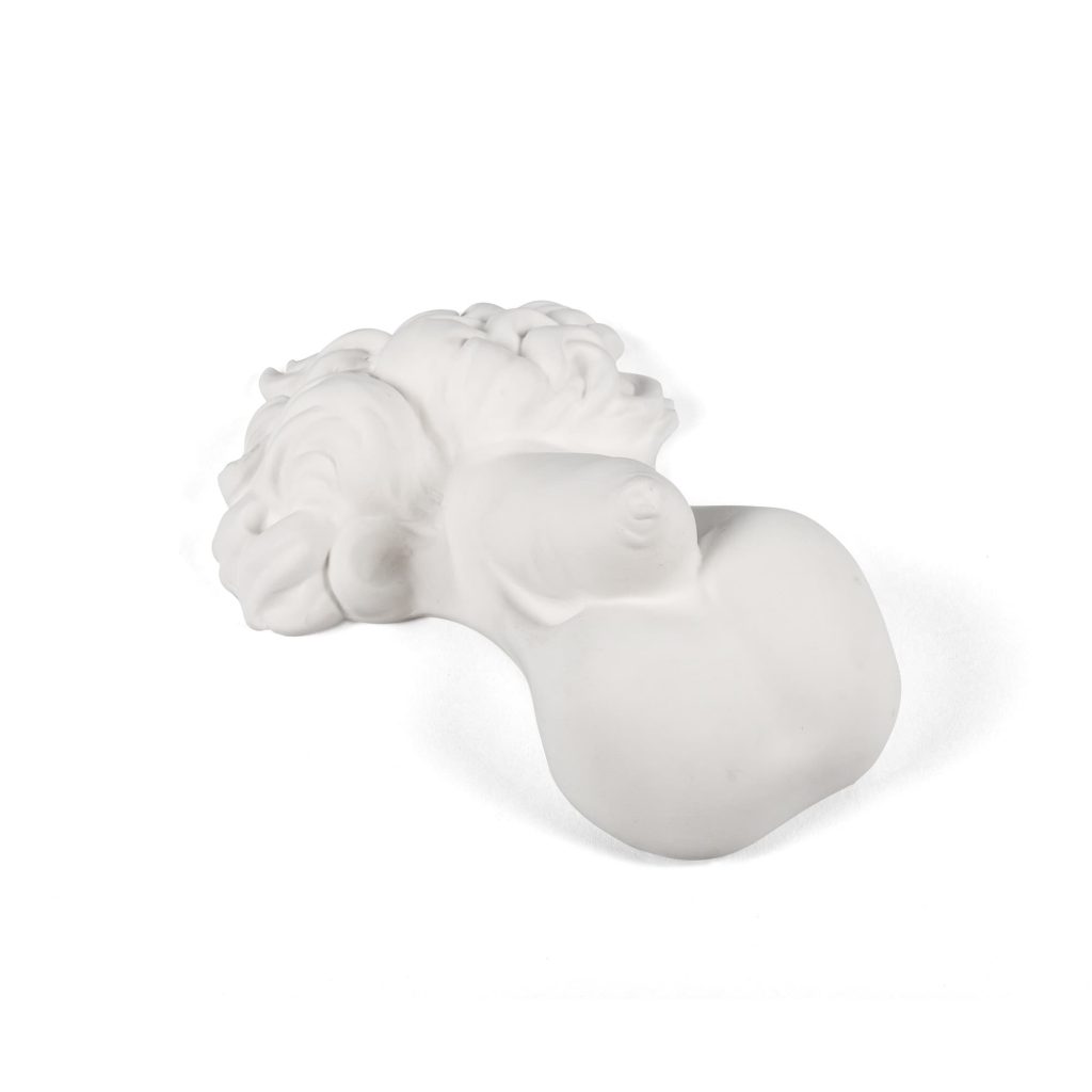 Статуэтка декоративная фарфоровая 15,5х23 см белая Memorabilia Mvsevm Penis SELETTI  00-3883234 Белый  - Вид №1