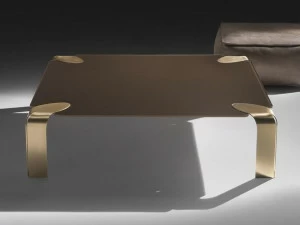 F.lli Orsenigo Квадратный хрустальный журнальный столик Flow