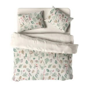 Комплект постельного белья Волшебная ночь Эко Herbarium евро бежевый 89438377