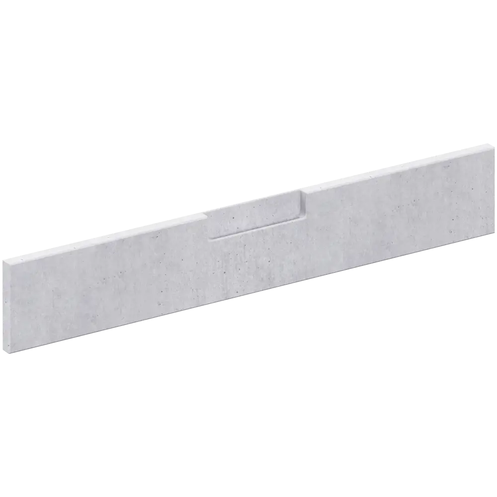 Фасад для кухонного ящика Берлин 79.7x12.5 см Delinia ID МДФ цвет серый STLM-2124452 - Вид №1