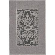 LEI_36_89 Полотенце кухонное 50/70 темно-серый 50% лен 50% хлопок жаккард LEITNER Santreyd 