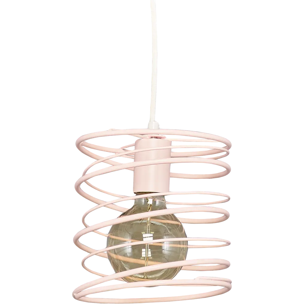 Подвесной светильник Vitaluce Торнадо 1 лампа 3м² Е27 цвет розовый STLM-2069662 - Вид №1