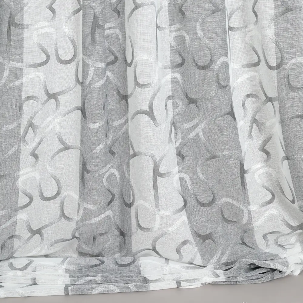Тюль Santreyd Лабиринт серый 250x280 см - воздушная элегантность для окон 88014263 STLM-1486347 - Вид №3