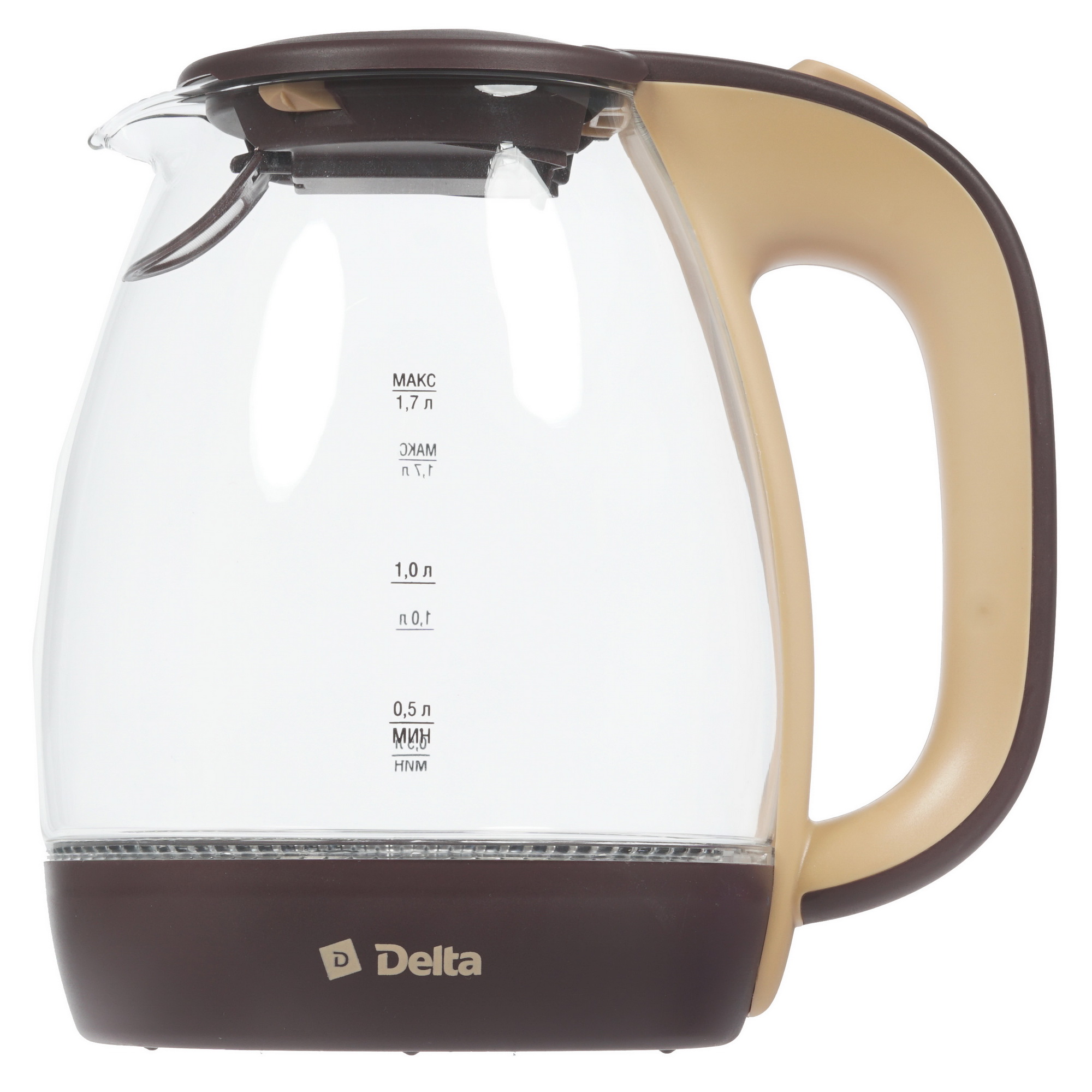 7999510 Электрочайник Delta DL-1203 коричневый STDN-0051845