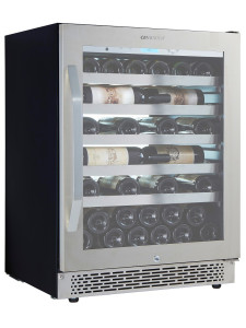 9189162 Винный шкаф Cavanova CV045-1TL серебристый