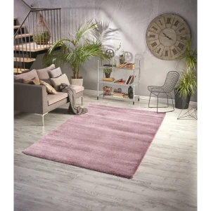 Ковер полипропилен Rubin 7010 80x150 см цвет розовый 85638972 STLM-2061307
