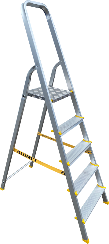Стремянка алюминиевая с анодированным покрытием Premium APA 7005 ALUMET 