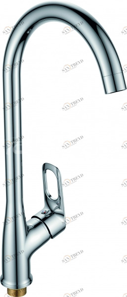Смеситель для кухни Rush Edge ED7735-22 высокий хром 11523119
