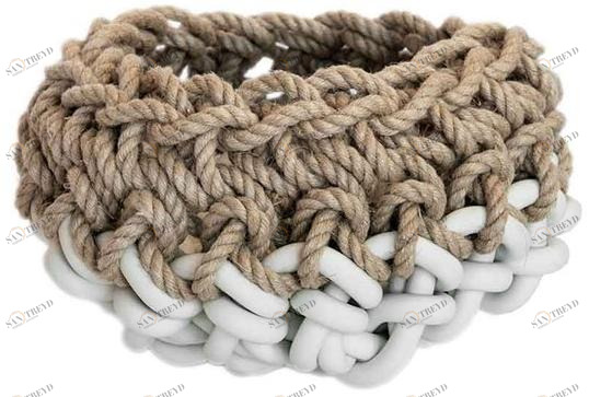 Neò Корзина из конопли и неопрена Canapa Hc17