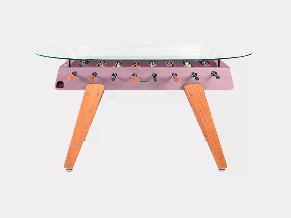 Овальный обеденный стол из стали и ироко со стеклянной столешницей RS Barcelona RS3 WOOD ARCH-00034979 - Вид №33