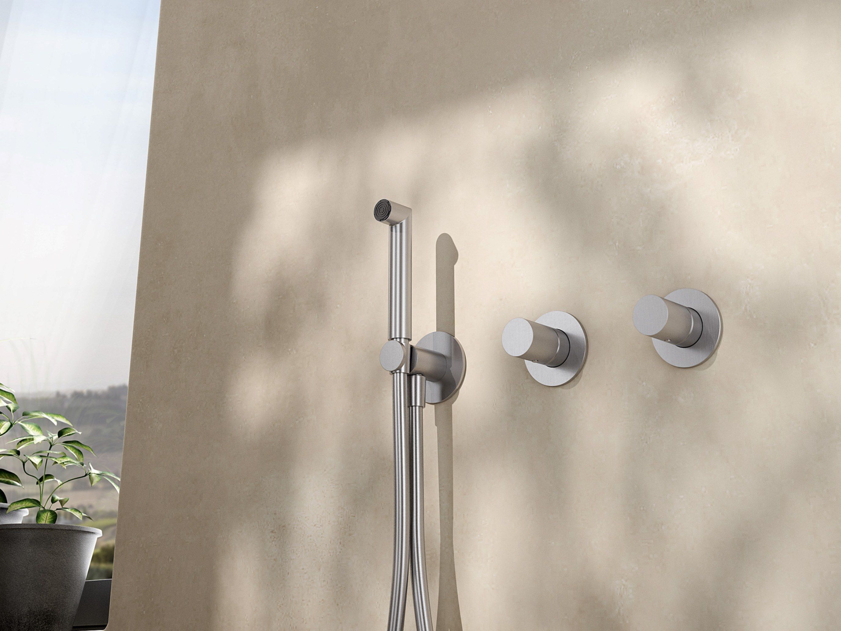 Смеситель для душа из нержавеющей стали с ручным душем Rubinetterie Treemme 28 мм ARCH-00007745