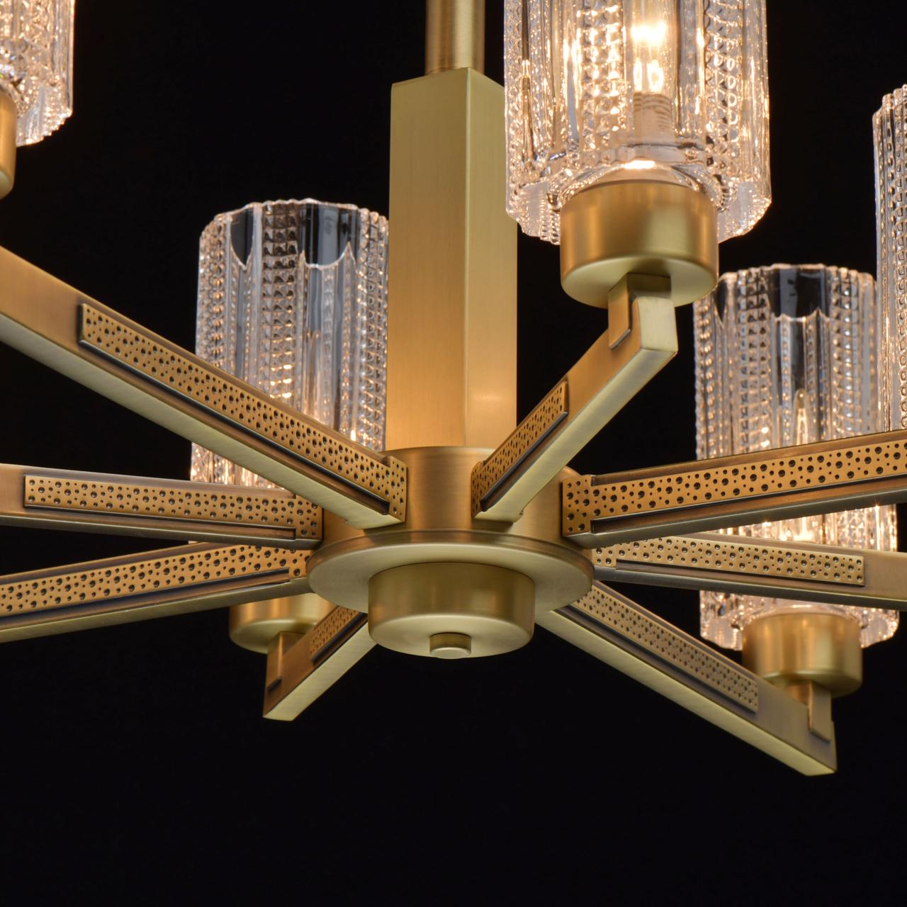 Подвесная люстра MW-Light Альгеро 285011708 MW-LIGHT ДИЗАЙНЕРСКИЕ, АЛЬГЕРО 279657 Желтый  - Вид №1