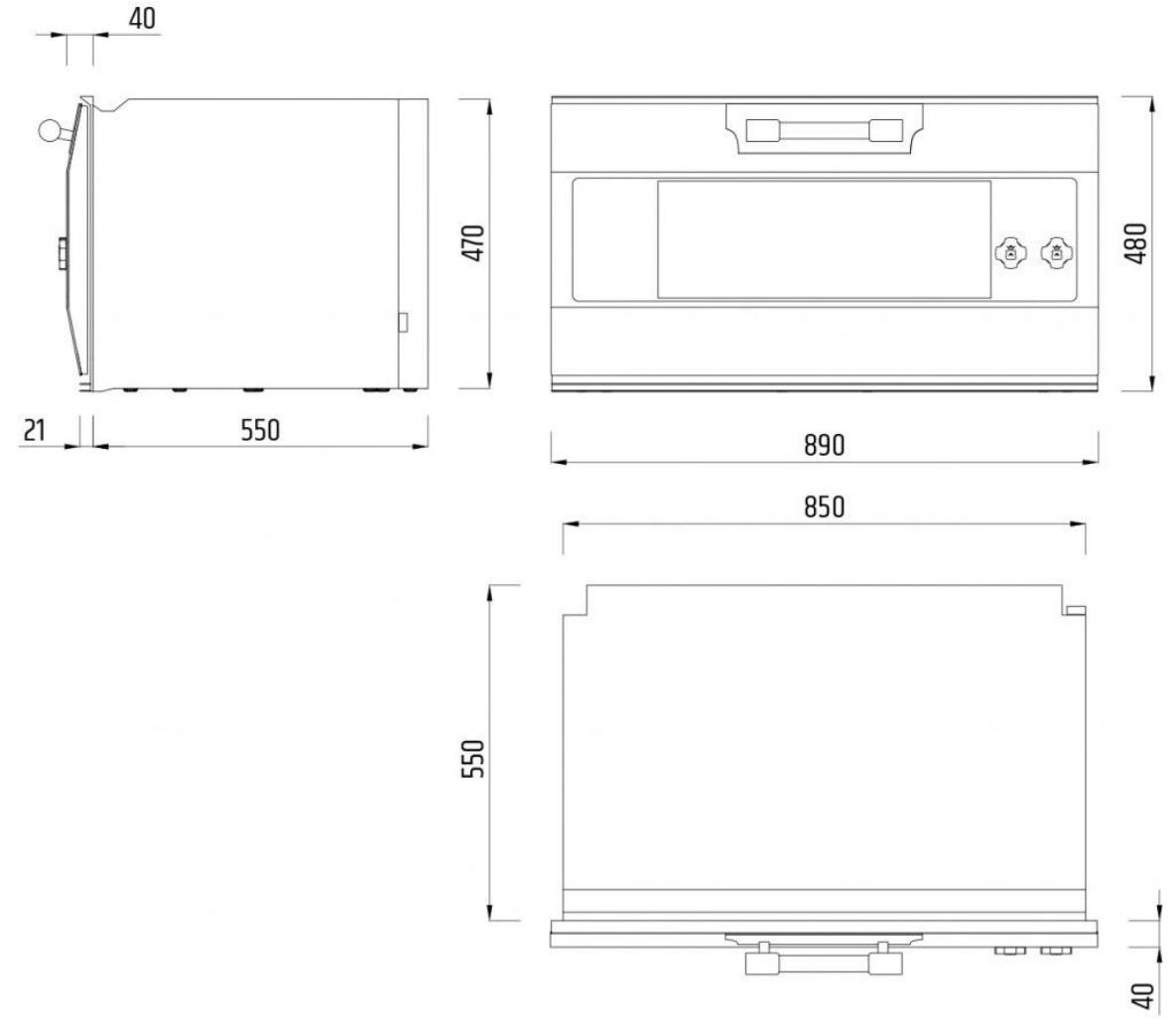 Officine Gullo Электронное управление встроенной духовкой с сенсорным экраном класса а sun-id-1474725 - Вид №1