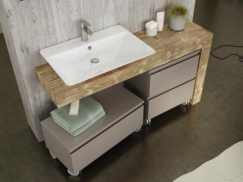 LEGNOBAGNO Еловый туалетный столик с зеркалом Freedom lineare sun-id-1472684 - Вид №1